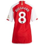 Günstige Fußballtrikots Arsenal 2023-24 Odegaard 8 Frauens Heimtrikot Kurzarm